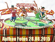 Aufbauzeit Oktoberfest München 2015 Wiesnaufbau Fotos und Video vom 28.08.2015 - Tag 47 des Wiesn-Aufbaus 2015 (©Foto. Marikka-Laila Maisel)